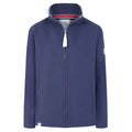 Navy - Front - Lazy Jacks Womens-Ladies Logo Full Zip Sweatshirt