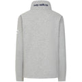 Grey Marl - Back - Lazy Jacks Womens-Ladies Logo Full Zip Sweatshirt