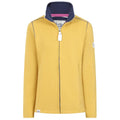 Yellow - Front - Lazy Jacks Womens-Ladies Logo Full Zip Sweatshirt