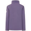 Purple - Back - Lazy Jacks Womens-Ladies Logo Full Zip Sweatshirt