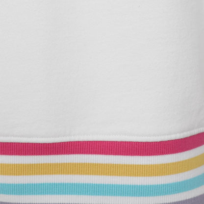 White - Lifestyle - Lazy Jacks Girls Rainbow Sweatshirt