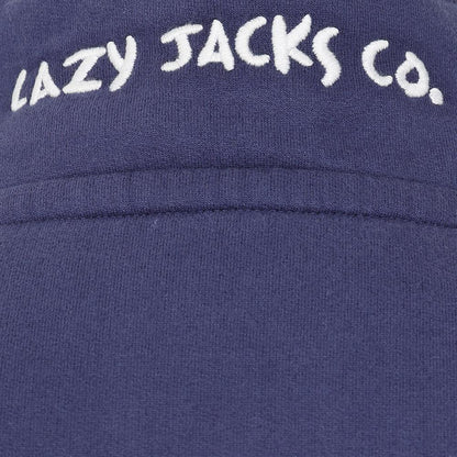 Prism Violet - Lifestyle - Lazy Jacks Womens-Ladies Button Neck Sweatshirt