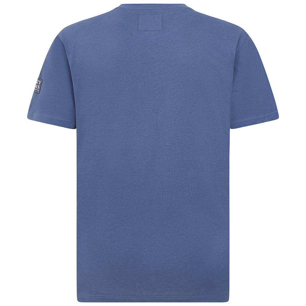 Denim - Side - Lazy Jacks Mens Bicycle Cotton T-Shirt