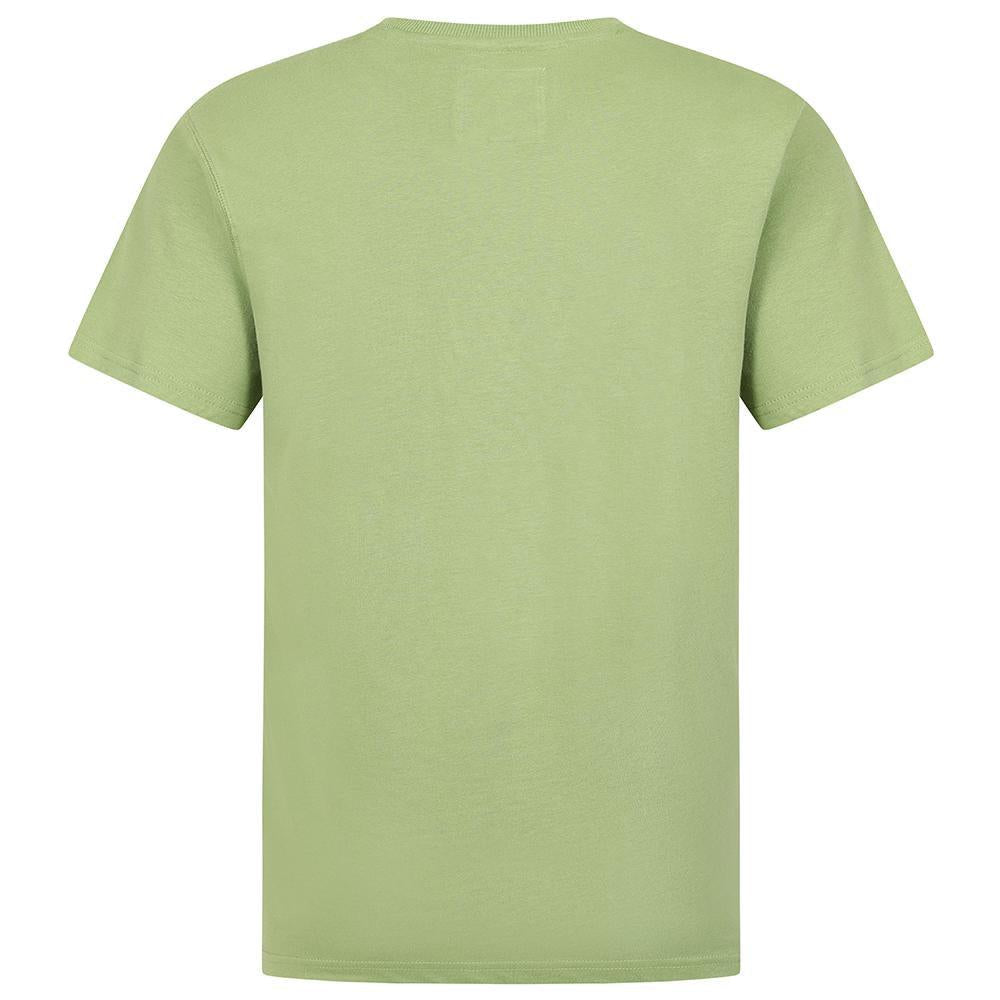 Lime - Side - Lazy Jacks Mens Printed Cotton T-Shirt