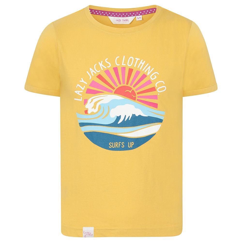 Lemon - Front - Lazy Jacks Girls Graphic T-Shirt