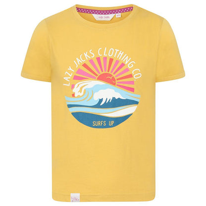 Lemon - Front - Lazy Jacks Girls Graphic T-Shirt
