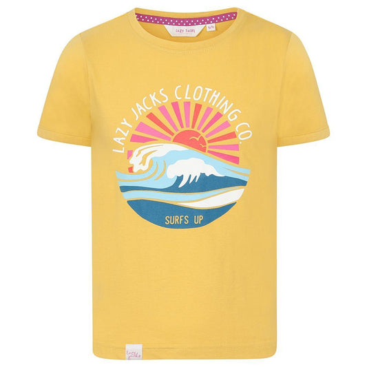 Lemon - Front - Lazy Jacks Girls Graphic T-Shirt
