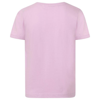 Pink - Side - Lazy Jacks Girls Fish Cotton T-Shirt