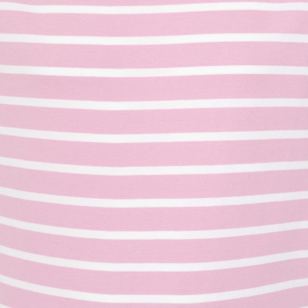 Pink - Back - Lazy Jacks Girls Breton Short-Sleeved T-Shirt