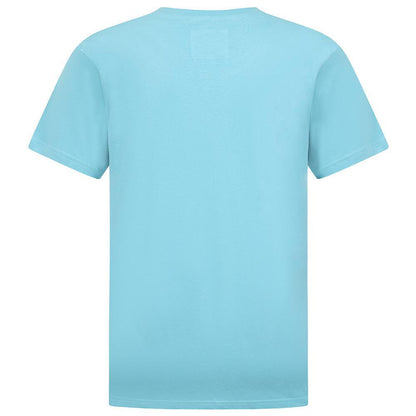 Turquoise - Side - Lazy Jacks Mens Printed Cotton T-Shirt