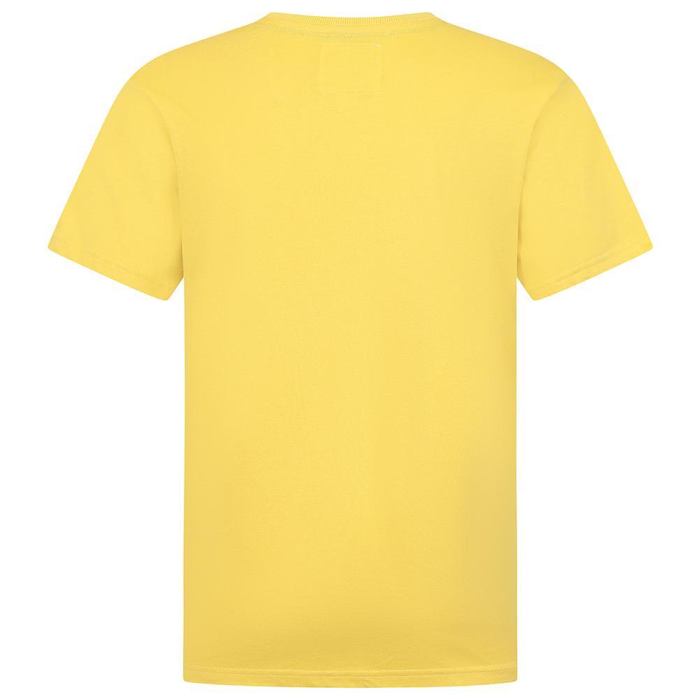 Yellow - Side - Lazy Jacks Mens Surfer Cotton T-Shirt