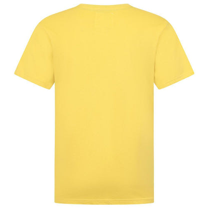 Yellow - Side - Lazy Jacks Mens Surfer Cotton T-Shirt