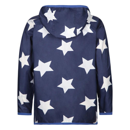 Marine - Back - Lazy Jacks Boys Waterproof Jacket
