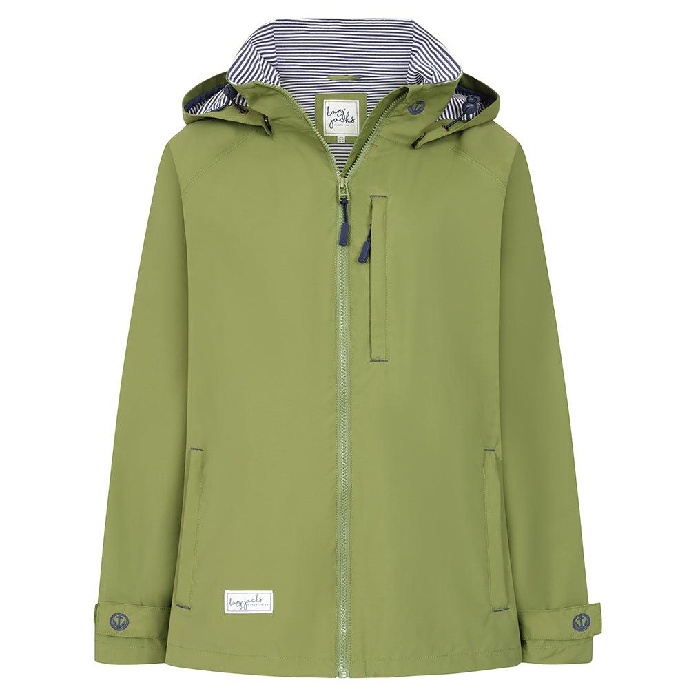 Sage - Back - Lazy Jacks Womens-Ladies Waterproof Jacket