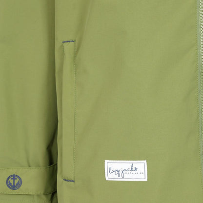 Sage - Side - Lazy Jacks Womens-Ladies Waterproof Jacket