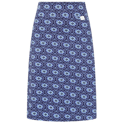 Blue - Lifestyle - Lazy Jacks Womens-Ladies Circle Jersey Midi Skirt