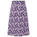 Purple - Back - Lazy Jacks Womens-Ladies Barley Jersey Skirt