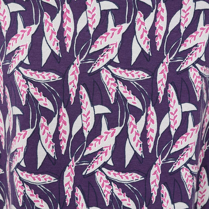 Purple - Lifestyle - Lazy Jacks Womens-Ladies Barley Jersey Skirt