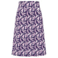 Purple - Front - Lazy Jacks Womens-Ladies Barley Jersey Skirt