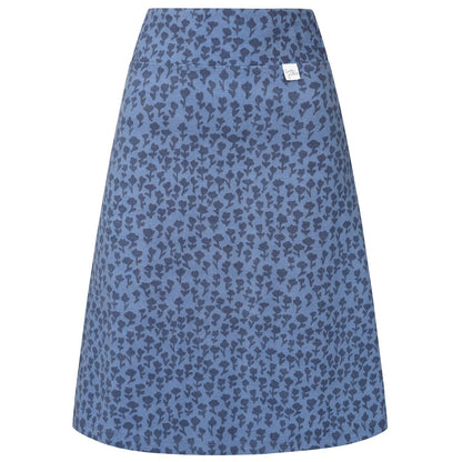 Blue - Side - Lazy Jacks Womens-Ladies Dandy Jersey Skirt