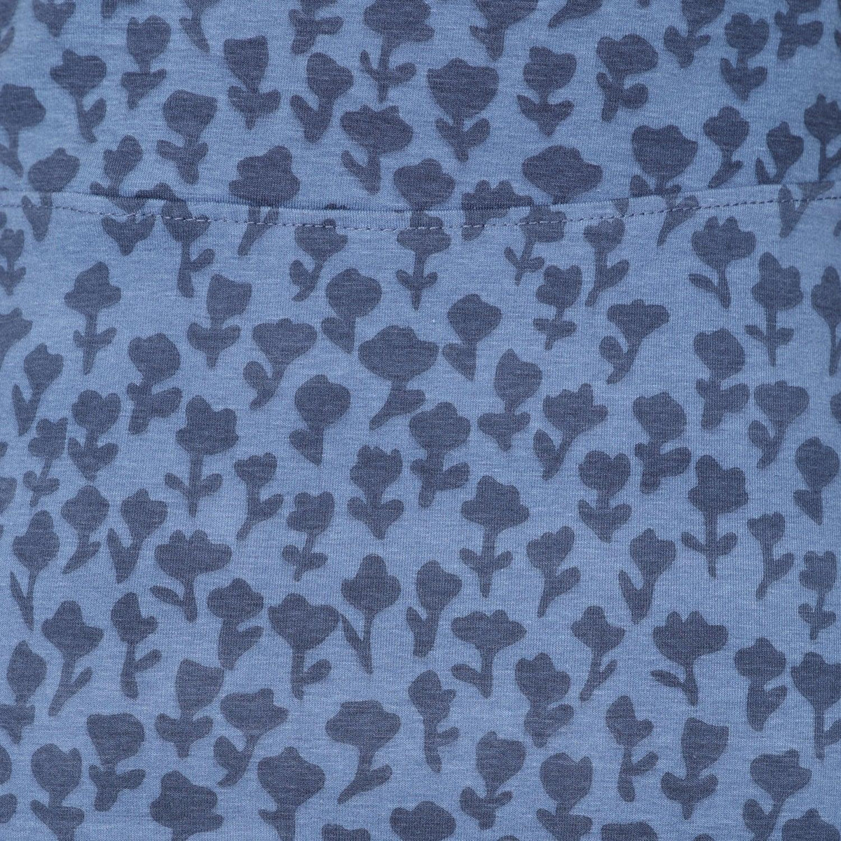 Blue - Close up - Lazy Jacks Womens-Ladies Dandy Jersey Skirt