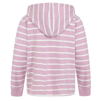 Rose - Back - Lazy Jacks Childrens-Kids Button Neck Hoodie