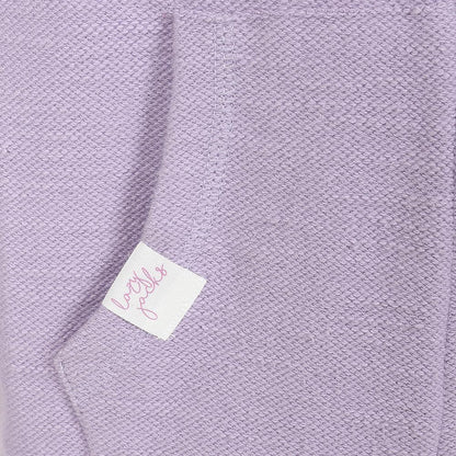 Lilac - Lifestyle - Lazy Jacks Girls Textured Full Zip Hoodie