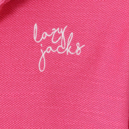 Sorbet - Back - Lazy Jacks Girls Textured Full Zip Hoodie