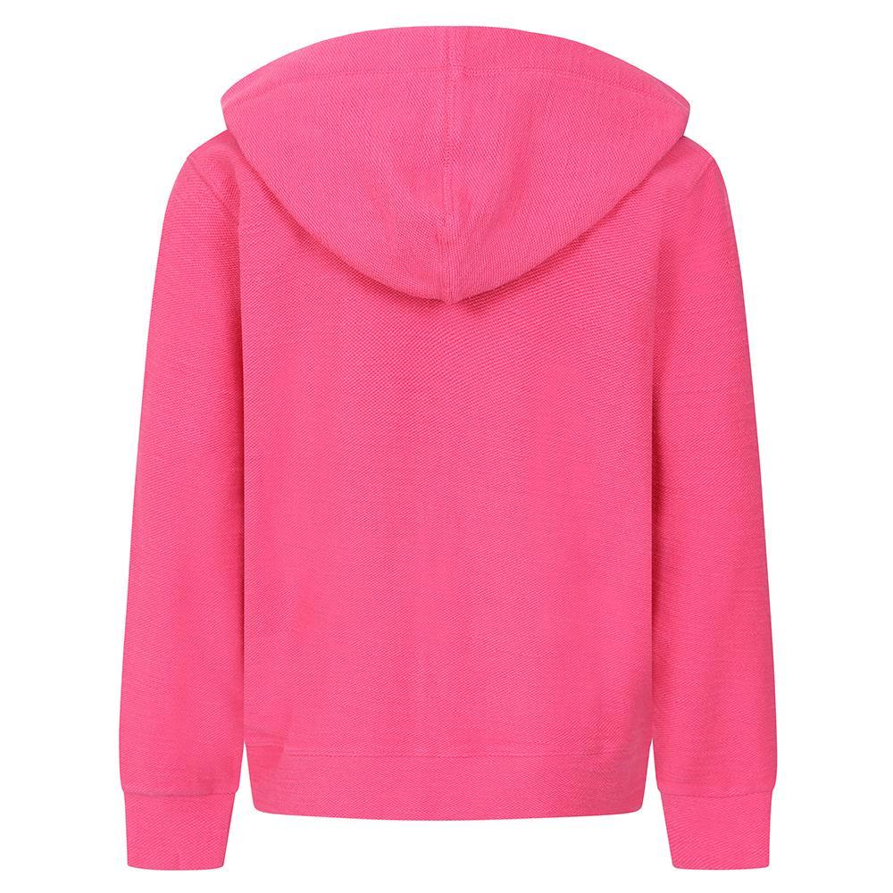Sorbet - Side - Lazy Jacks Girls Textured Full Zip Hoodie