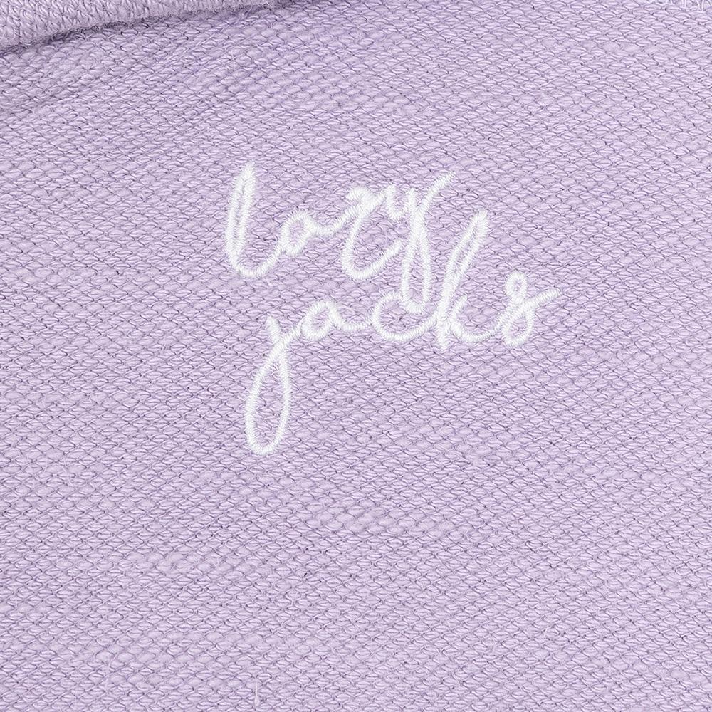 Lilac - Back - Lazy Jacks Girls Textured Full Zip Hoodie