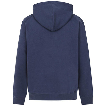 Marine - Side - Lazy Jacks Mens Button Neck Hoodie