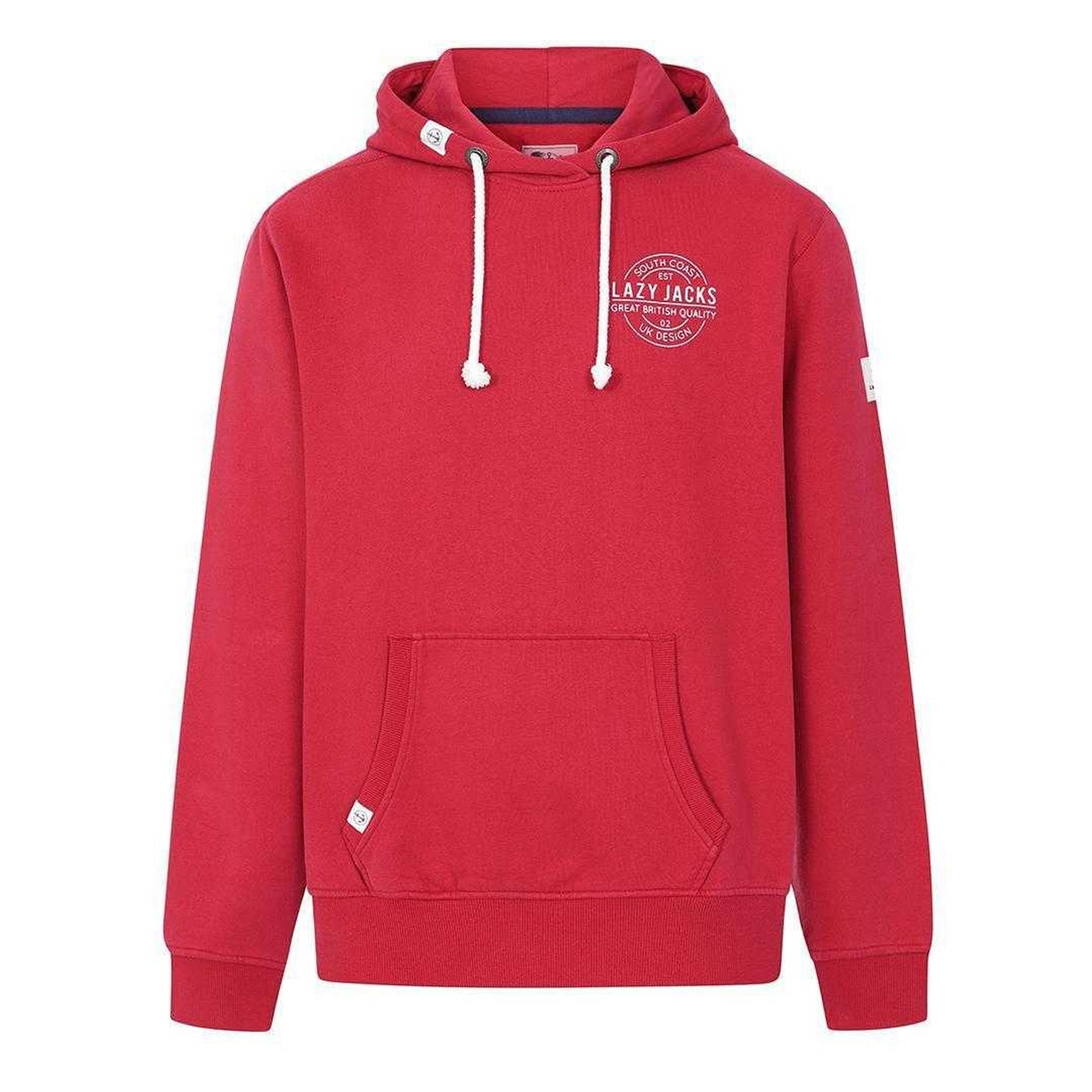 Rouge - Front - Lazy Jacks Mens Printed Hoodie
