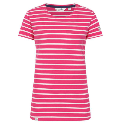 Sorbet - Front - Lazy Jacks Womens-Ladies Breton Top