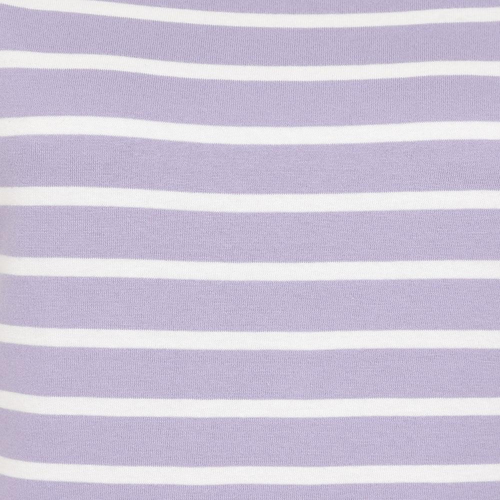 Lilac - Back - Lazy Jacks Womens-Ladies Breton Top