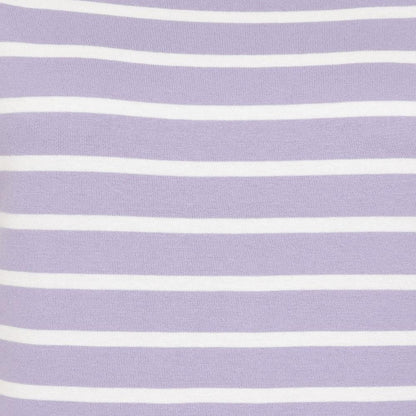 Lilac - Back - Lazy Jacks Womens-Ladies Breton Top