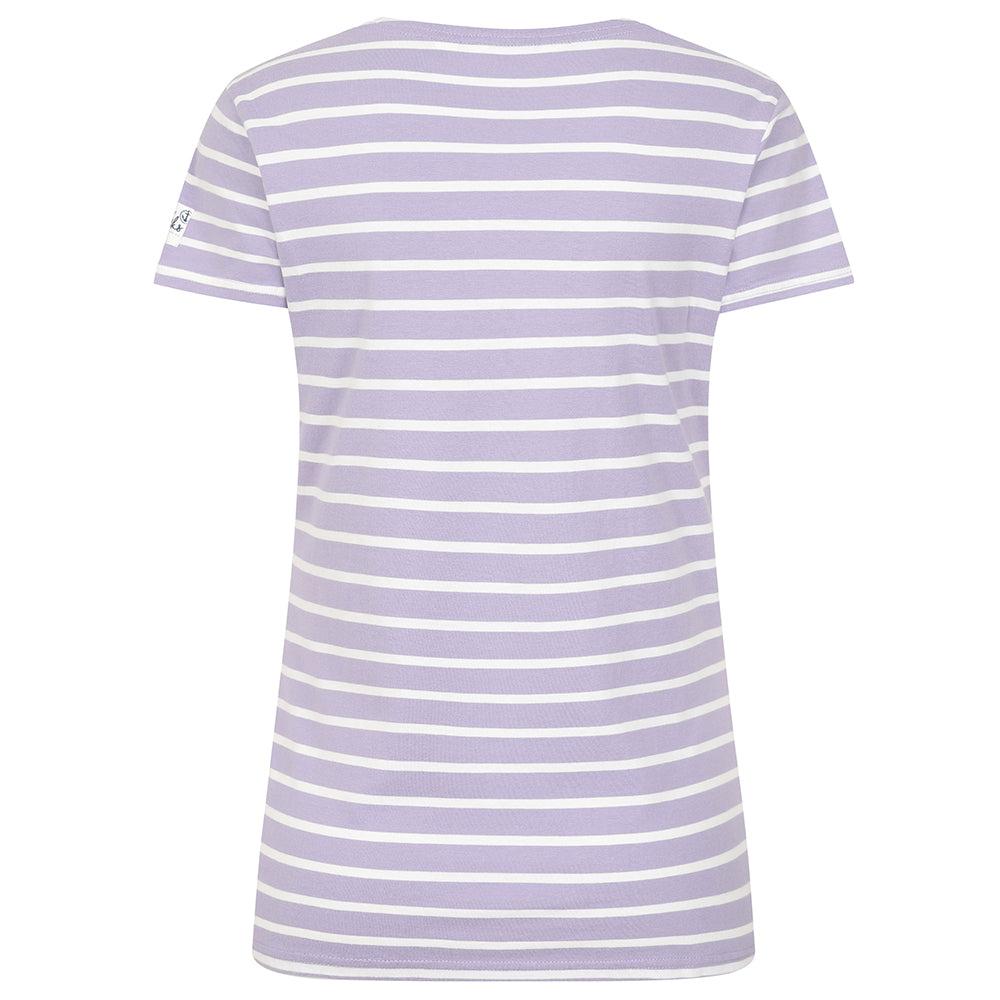 Lilac - Side - Lazy Jacks Womens-Ladies Breton Top