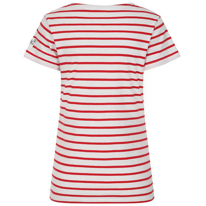 Red - Lifestyle - Lazy Jacks Womens-Ladies Breton Top