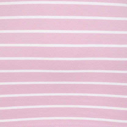 Pink - Side - Lazy Jacks Womens-Ladies Breton Top