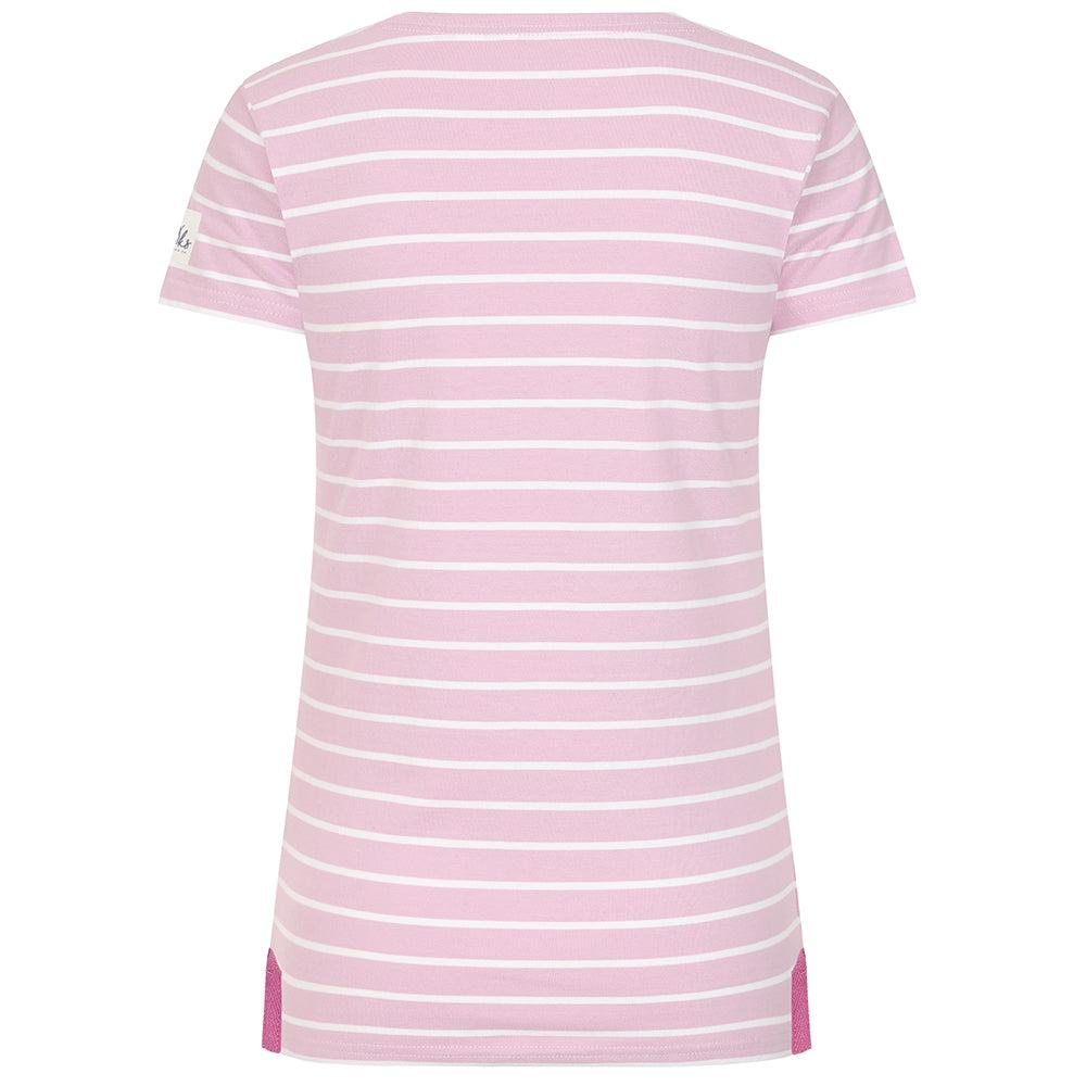 Pink - Lifestyle - Lazy Jacks Womens-Ladies Breton Top