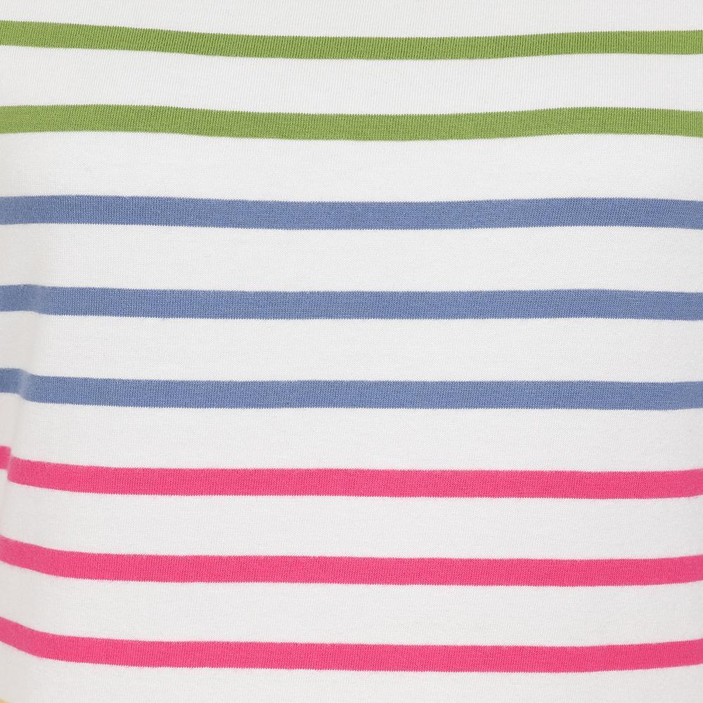 Rainbow - Side - Lazy Jacks Womens-Ladies Breton Top