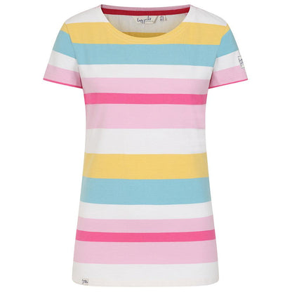Multicoloured - Back - Lazy Jacks Womens-Ladies Breton Top