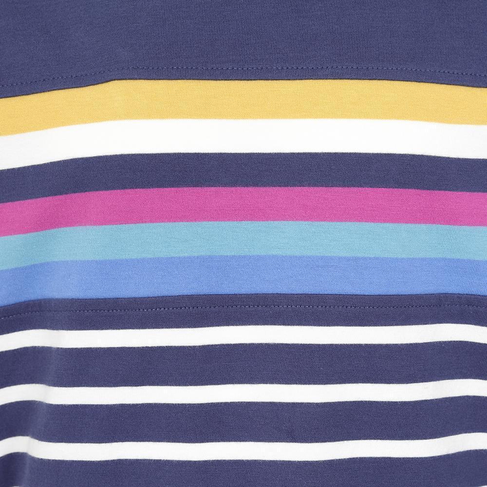 Prism Dusty Blue - Back - Lazy Jacks Girls Striped Breton Top