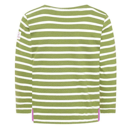Sage - Back - Lazy Jacks Girls Breton Top