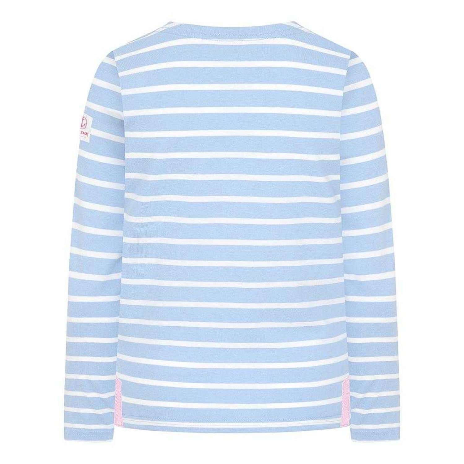 Sky - Back - Lazy Jacks Girls Breton Top