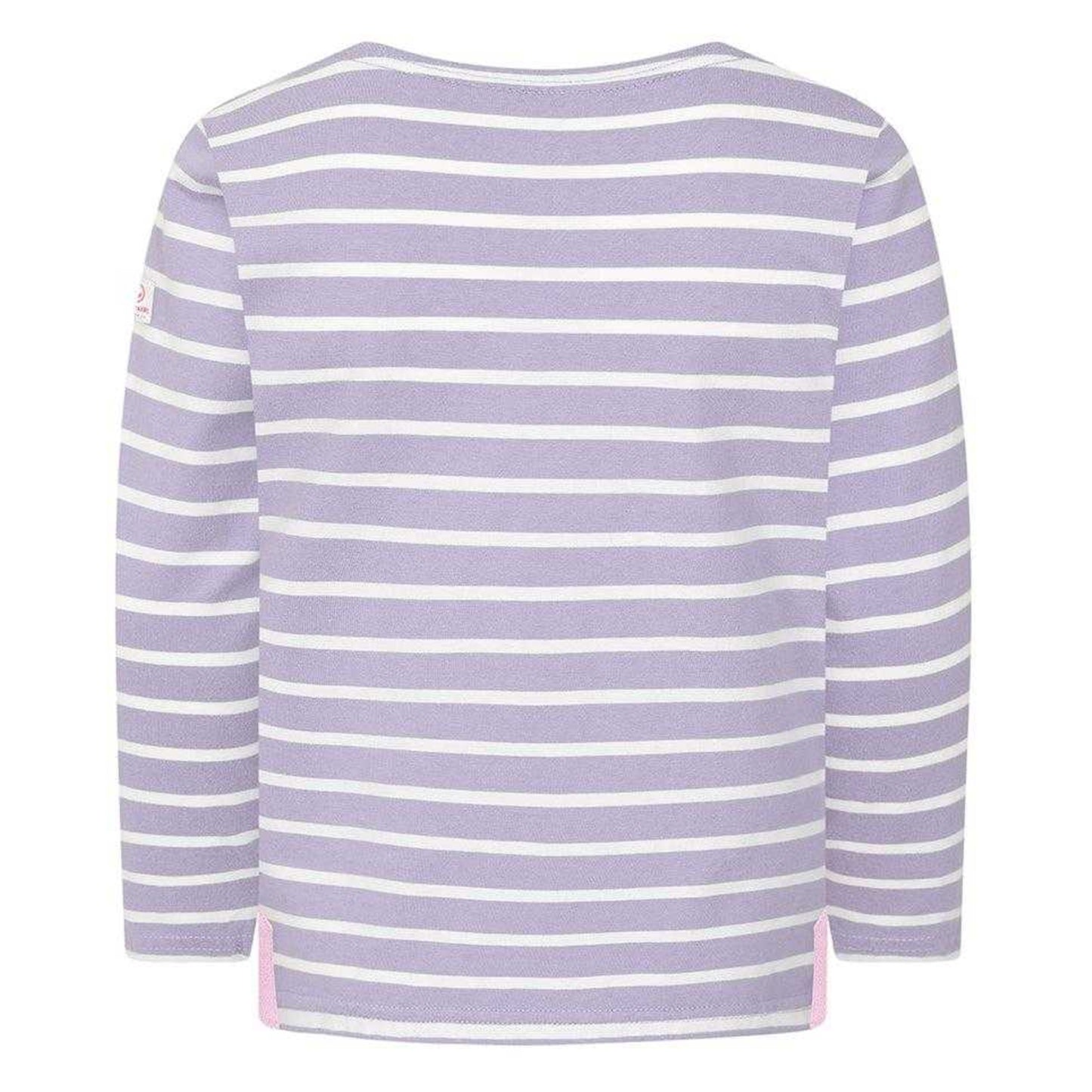 Lilac - Back - Lazy Jacks Girls Breton Top