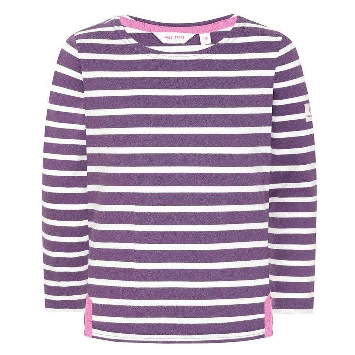 Loganberry - Front - Lazy Jacks Girls Breton Top