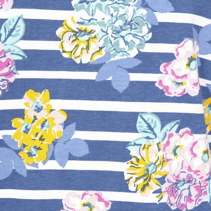 Blue - Lifestyle - Lazy Jacks Womens-Ladies Printed Breton Top