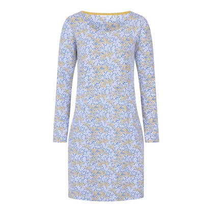Blue-Yellow - Side - Lazy Jacks Womens-Ladies Primrose Dress