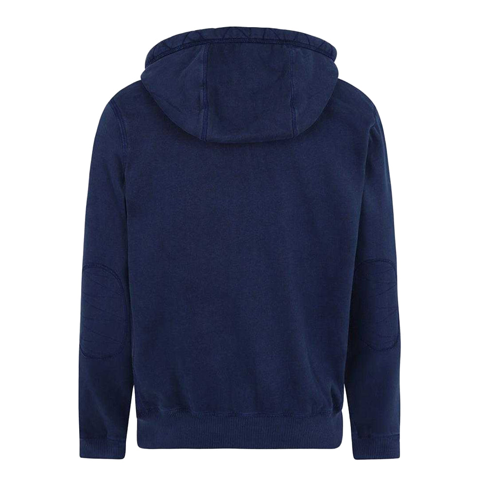 Marine - Back - Lazy Jacks Mens Drawstring Full Zip Hoodie