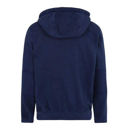Marine - Back - Lazy Jacks Mens Drawstring Full Zip Hoodie